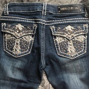 Miss Chic Size 1 Bling Jeans